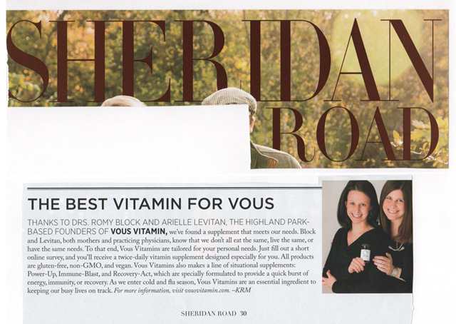 The best vitamin for Vous - Sheridan Road